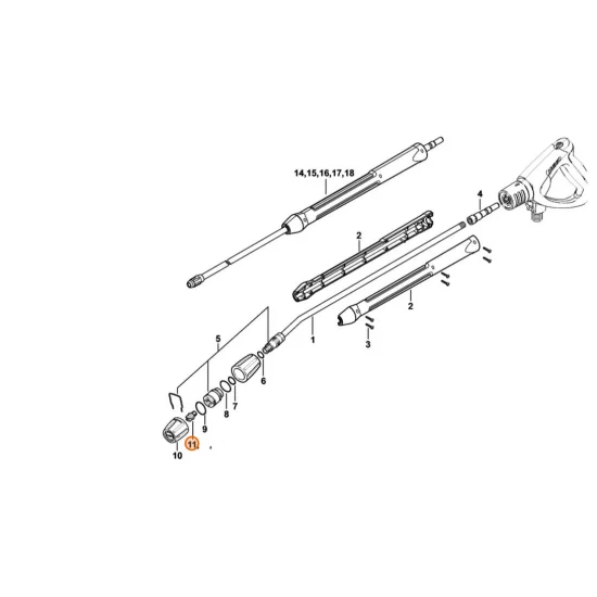 Stihl  Dysza 2504 4900 502 1029